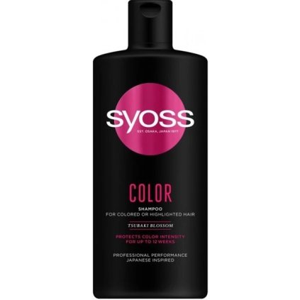 Syoss šampón 440ml Color - Tsubaki blossom