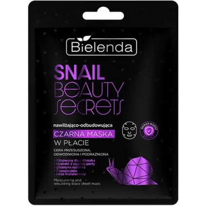 Bielenda SNAIL hydrat.regen.pleťová maska so slimačím filtrátom