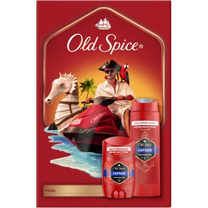 Old Spice Captain DK sprchový gél 250ml + stick 50ml