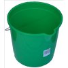 Vedro zelené s kovovou rúčkou 10l