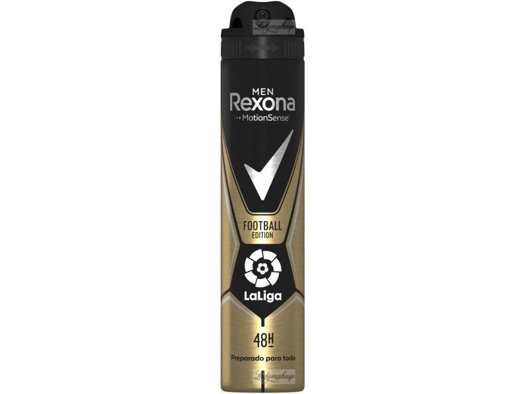 107168 800x800w REXONA MEN FOOTBALL EDITION LA LIGA ANTI PERSPIRANT Antyperspirant w aerozolu 250 ml