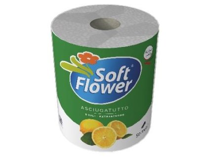 Soft Flower Mega Limone Extra Strong kuchynské utierky 50m