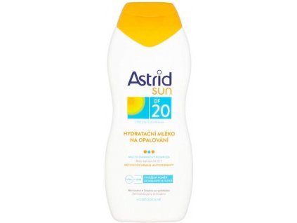 ASTRID SUN Hydratačné mlieko na opaľovanie 200ml OF20