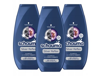 schauma vlasovy sampon blond silver reflex 3 ks