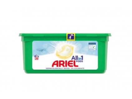 15990 ariel sensitive skin gelove kapsule 26ks