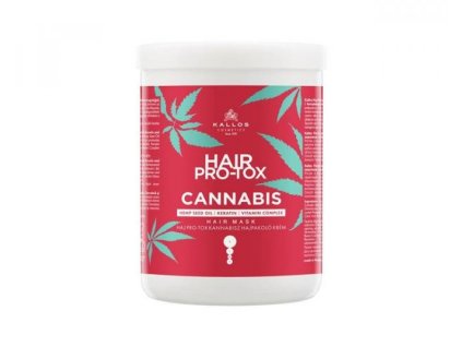 kallos pro tox cannabis hair mask maska na vlasy s konopnym olejom 1000 ml 20710 w800 h600