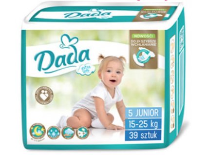 Dada Extra Soft Junior 5 Eko plienky 39ks 15 25kg