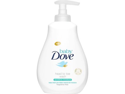 Dove Baby Sensitive Moisture umývací gél na celé telo aj vlásky 200ml