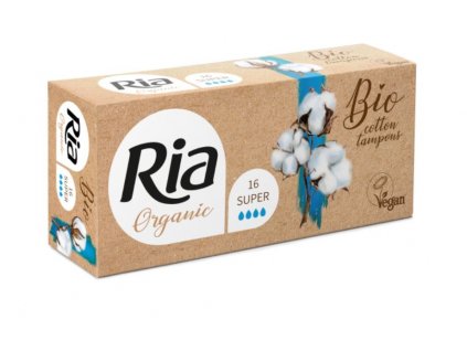 Ria Organic Tampóny Super 16ks