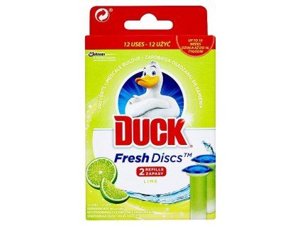 DUCK Fresh Discs WC gél náhrada 2x36ml Limetka