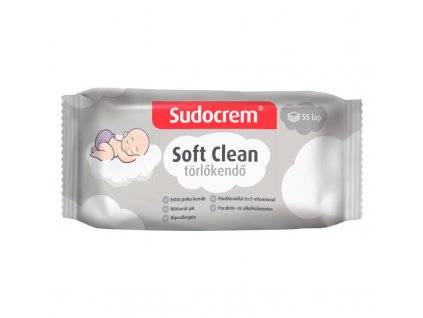 Sudocrem Soft clean vlhčené utierky 55 kusov