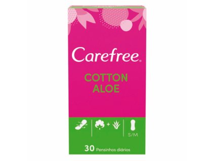 carefree cotton aloe pensos diarios