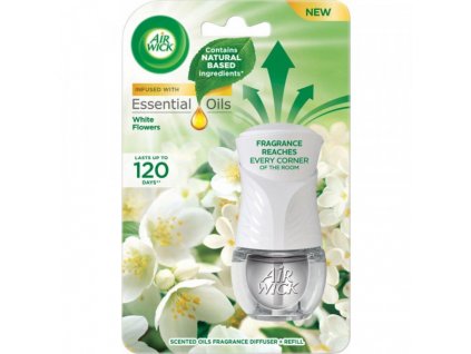 Air Wick Bloom-White Flower elektrický osviežovač + náplň 19ml