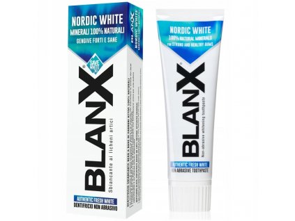 Pasta do Zebow Wybielajaca BLANX Nordic White 75ml