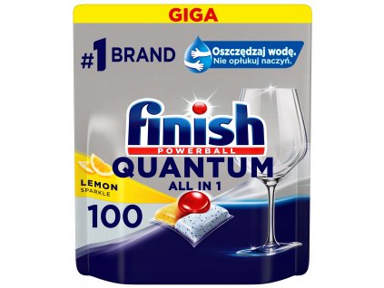 Finish Quantum Kapsulki do Zmywarki Lemon 100 szt