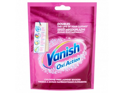 VANISH Pink Oxi Action - Práškový odstraňovač škvŕn 100G