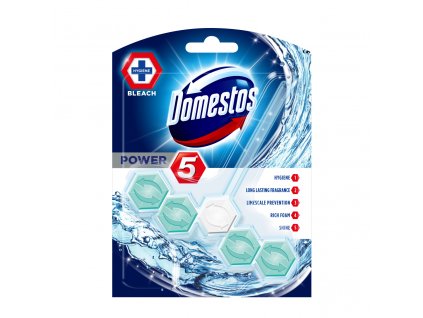 domestos power 5 chlorine toilet block