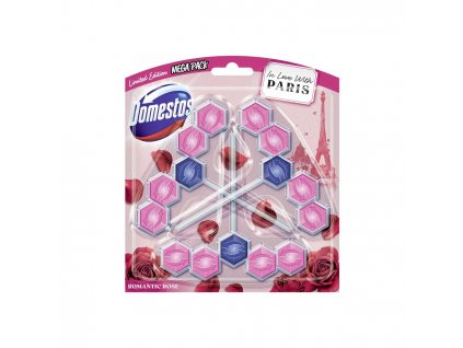 Domestos Romantic Rose WC Blok 3x55g