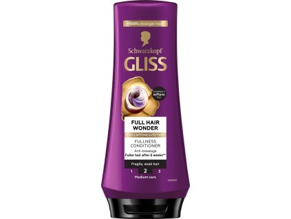 Gliss šampón Full Hair Wonder kondicionér s kofeínom pre krehké, slabé vlasy 200 ml