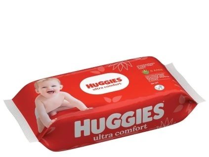 15344 huggies vlhcene utierky 56 ks ultra comfort with aloe vera