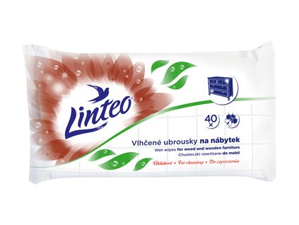 Linteo Home vlhčené obrúsky na nábytok 40 ks