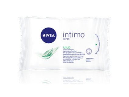 Nivea Intimo Mild obrúsky na intímnu hygienu 20ks