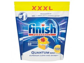 Finish Powerball Quantum Max tablety do umývačky riadu s citrónovou vôňou 60ks