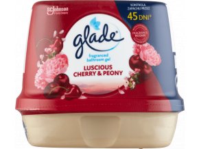 glade furdoszobai zseles illatosito luscious cherry peony