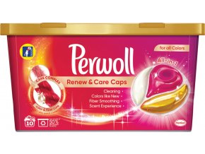 Perwoll Renew & Care Color Caps pracie kapsule 10ks