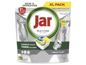 Jar Platinum All in One Lemon kapsule do umývačky riadu 90 ks