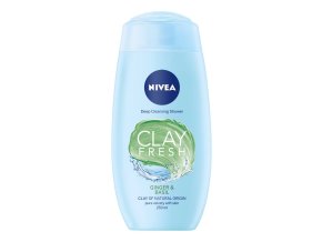 10608 nivea clay fresh s ilom zazvor bazalka salvia sprchovy gel 500ml