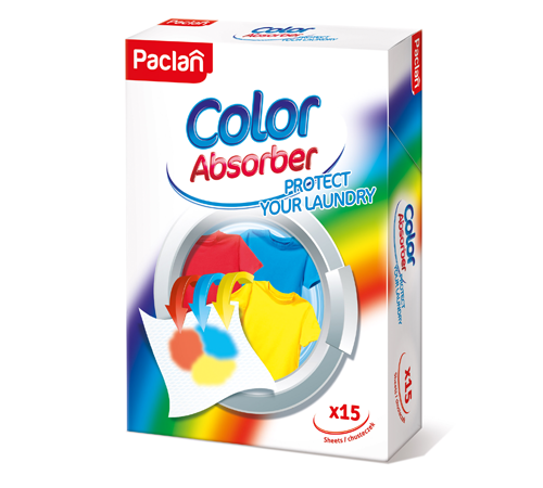 Paclan Color Absorber utierky na udržovanie farby prádla 15ks