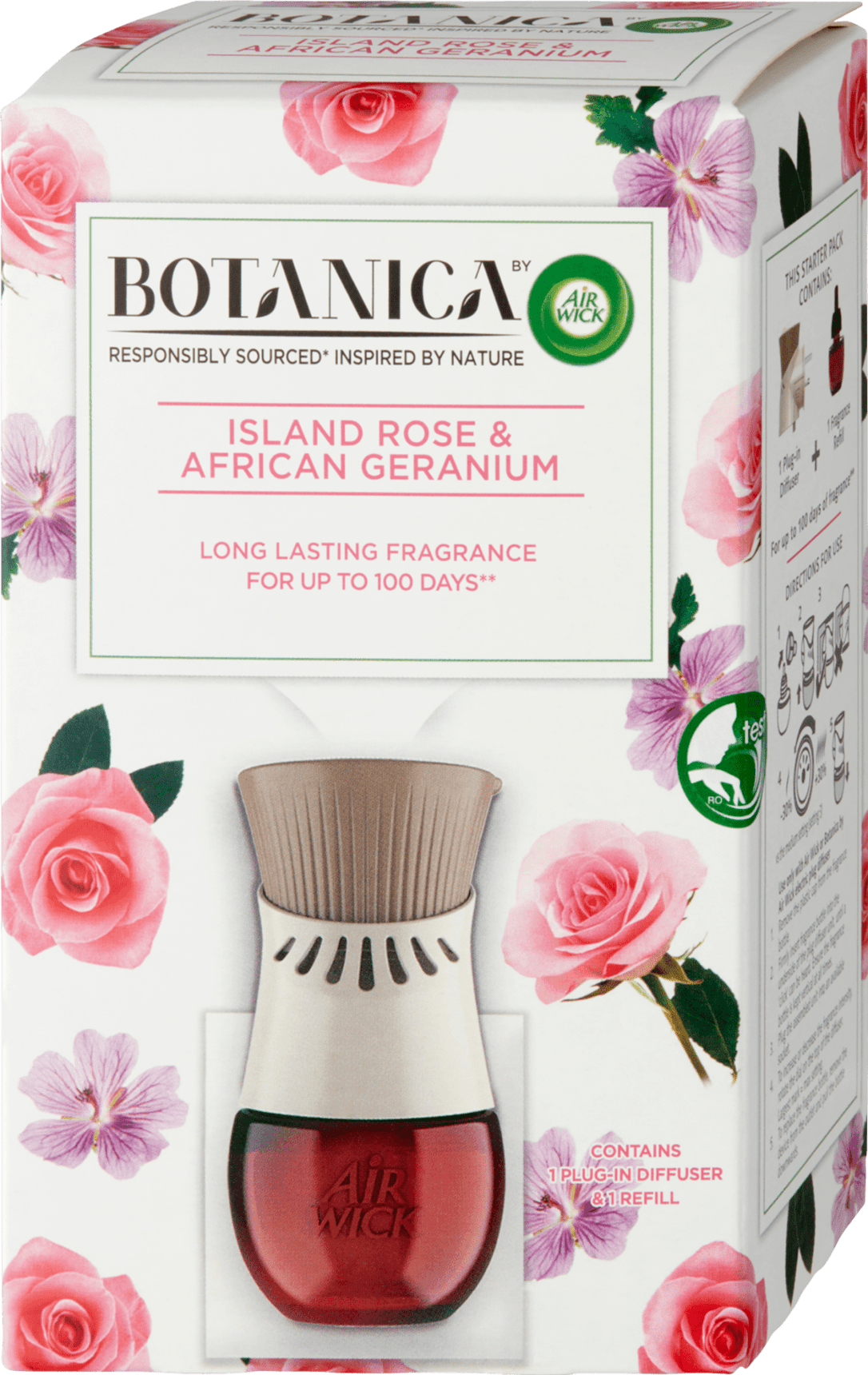 E-shop Air Wick Botanica Island Rose elektrický osviežovač + náplň 19ml