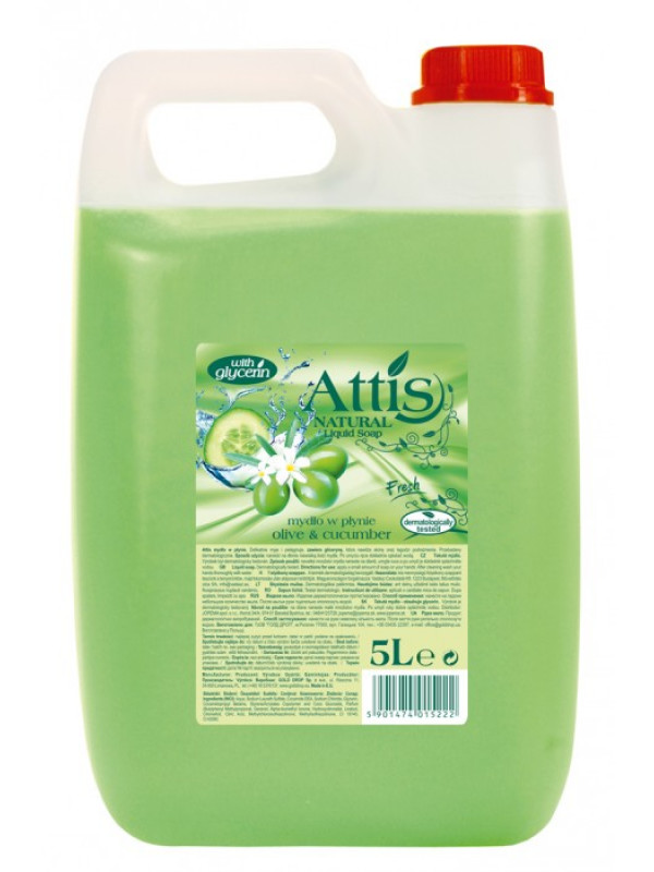 E-shop Attis tekuté mydlo oliva & uhorka 5l