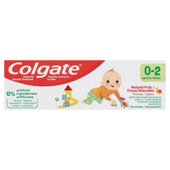 Colgate Natural Fruit zubná pasta 0-2 roky 50 ml
