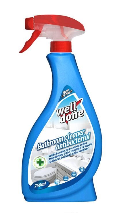 E-shop Well Done antibakteriálny prostriedok na čistenie kúpeľní 750ml