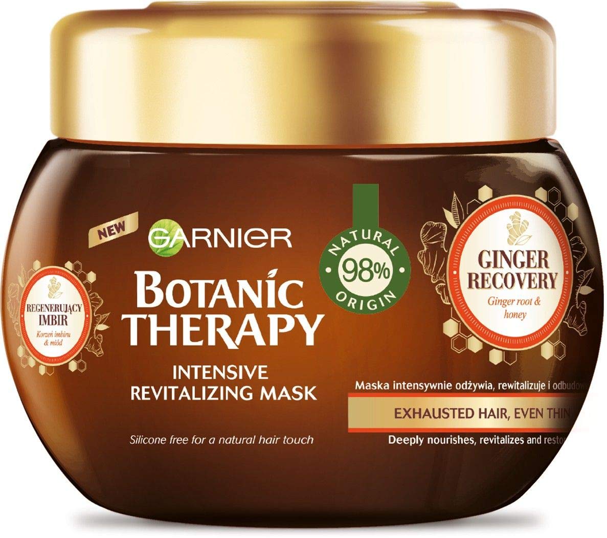 Garnier Botanic Therapy Honey obnovujúca maska pre poškodené vlasy 300ml