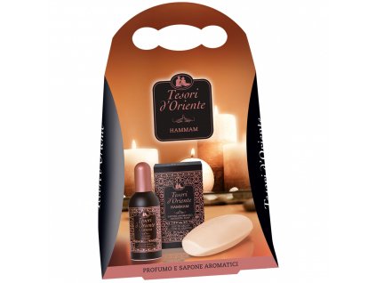 E-shop Tesori D' Oriente Tesori d'Oriente Hammam mydlo 150g + parfém 100ml darčekový set