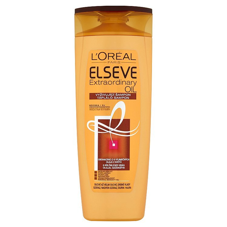 L\'Oréal L’ORÉAL Elséve Extraordinary Oil intenzívne vyživujúci šampón na vlasy 400 ml