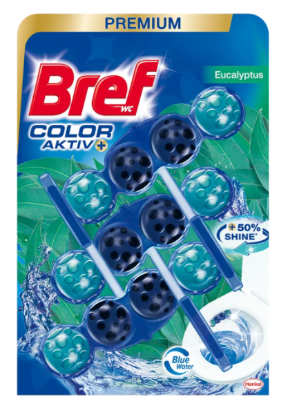 E-shop Bref Color Aktiv Eucalyptus WC Blok 3x50g