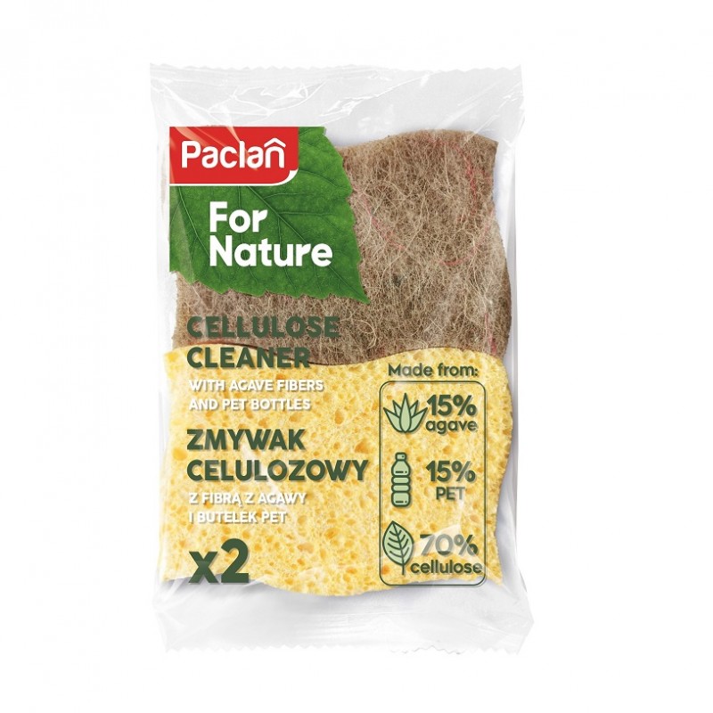E-shop Paclan For Nature - Prírodná kuchynská špongia z agáve a PET fľiaš - 2ks