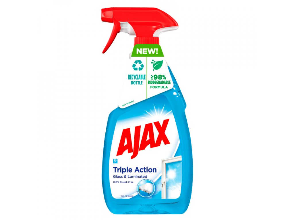 E-shop Ajax Triple Action čistič skla 500ml