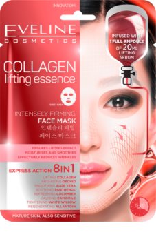 E-shop Eveline Cosmetics EVELINE Collagen spevňujúca látková maska 1ks