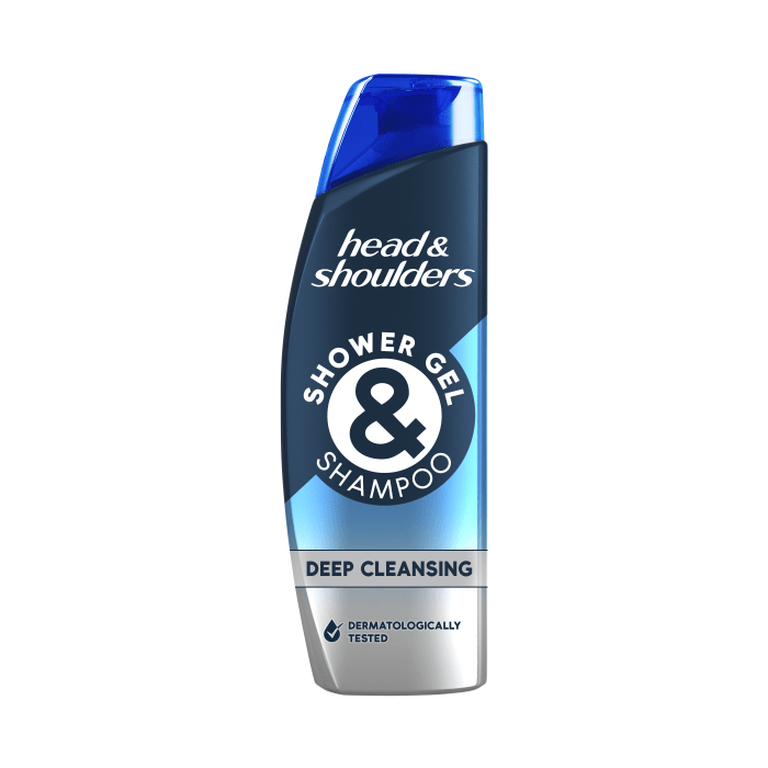 Head & Shoulders 2in1 Deep Cleansing šampón a sprchový gél 360ml