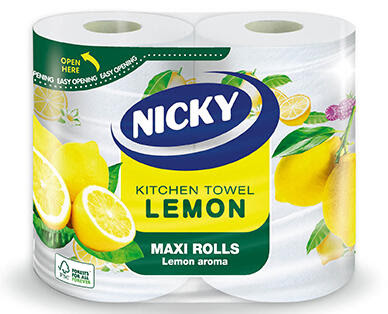 Nicky Lemon vôňavé kuchynské utierky 2ks 2vrst.