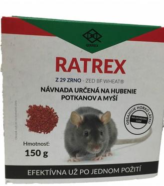 E-shop Ratrex Z zrnková návada určená na hubenie potkanov a myší 150g