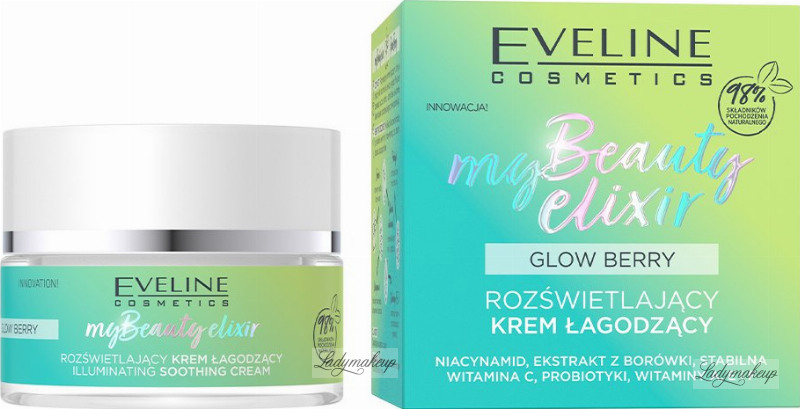 E-shop Eveline Cosmetics EVELINE my Beauty Elixir Glow Berry rozjasňujúci krém 50ml