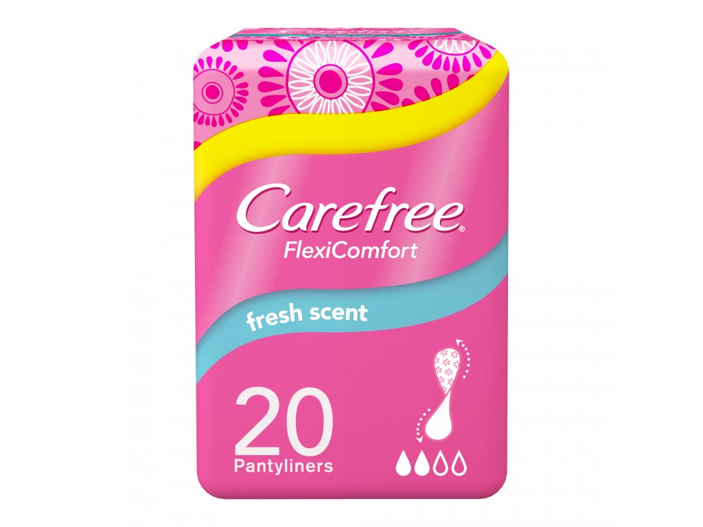E-shop Carefree FlexiComfort Fresh scent extract Slip hygienické vložky 20ks