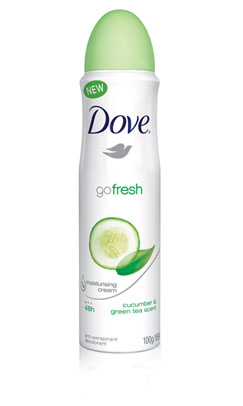 E-shop Dove Go Fresh Fresh Touch dezodorant uhorka 150ml