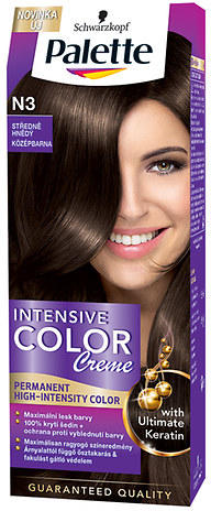 Palette Intensive Color Creme farba na vlasy N3
